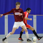 Two men playing Futsal. Image links to Futsal club page on Bristol SU website.